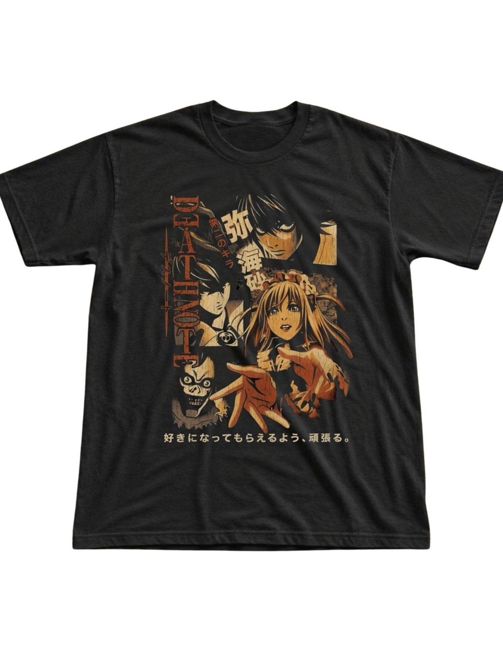 Death Note Graphic Black Men's T-Shirt